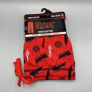 Slip Knot Logo Red Pajama Sleep Pants Small 28-30 NEW